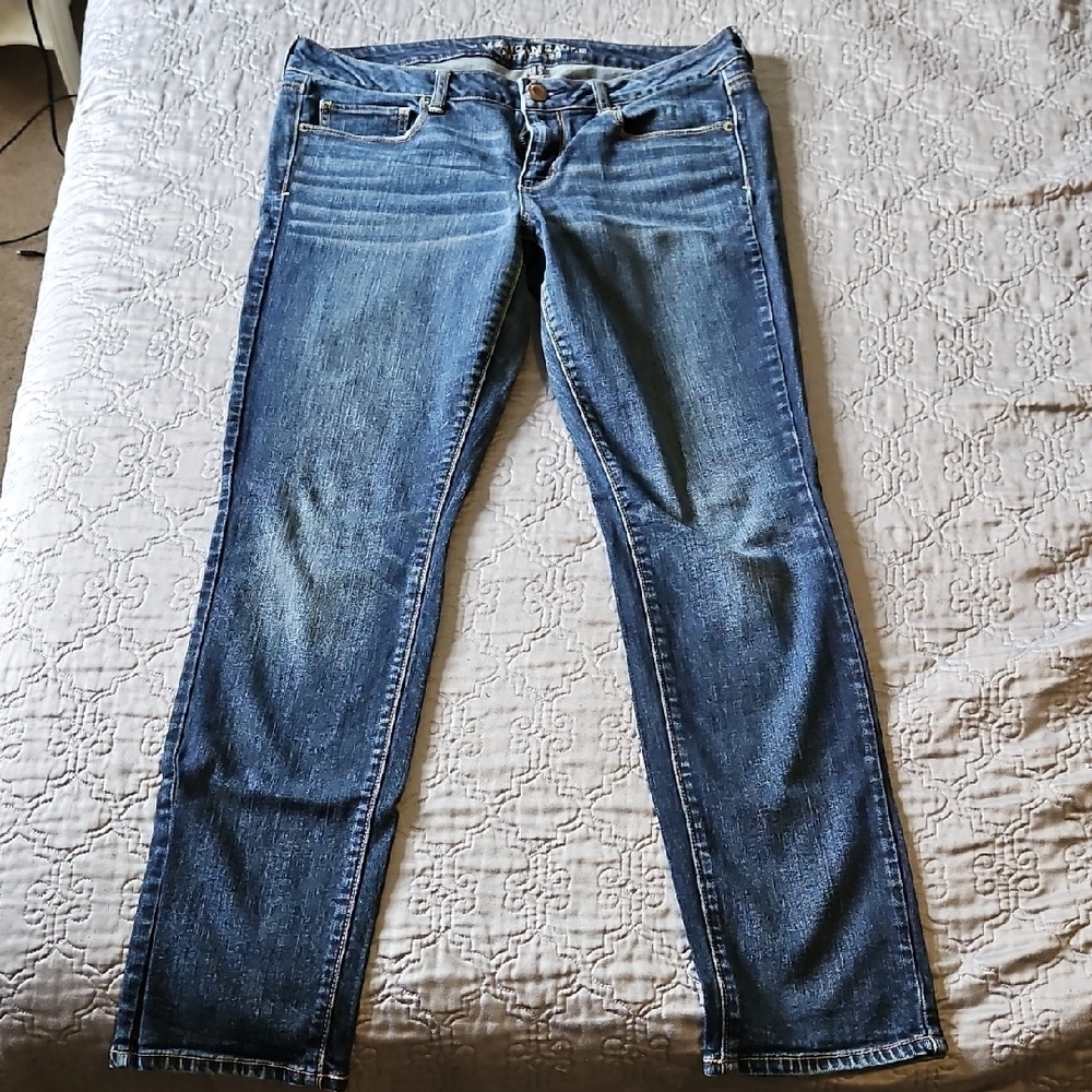 American Eagle Outfitters Blue Skinny Jeans Classic Style